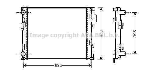 AVA QUALITY COOLING Радиатор, охлаждение двигателя RTA2327